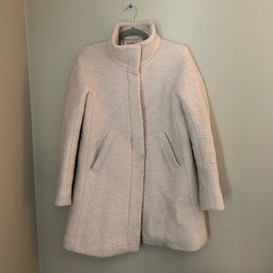 LOFT Funnel Neck Wool Coat